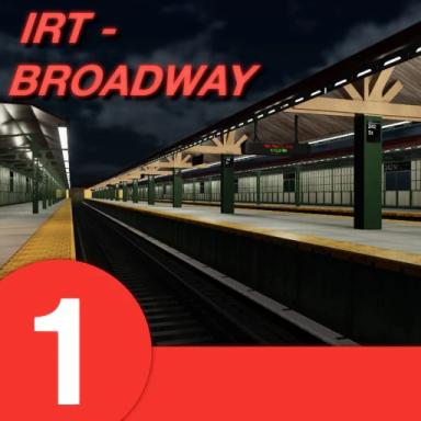 (BACK) 1 line | IRT Brodway PHASE 2 icon
