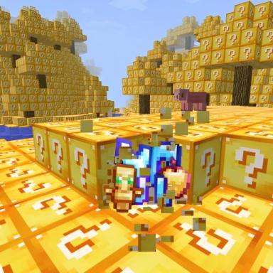 ⛏️ModdedCraft💛 (GOLD LUCKY BLOCKS) icon