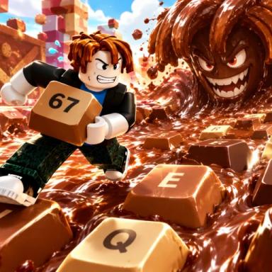 Thumbnail for +1 Keyboard Bridge Obby | Cookies! Game