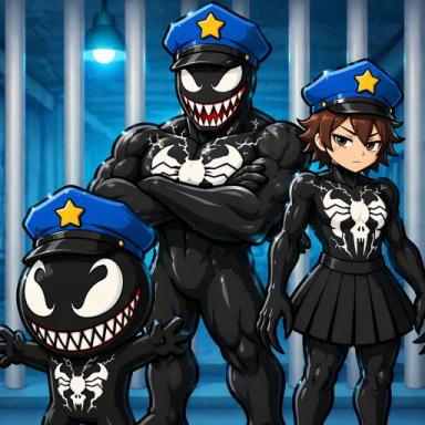 Thumbnail for POLICE VENOM FAMILY PRISON RUN! (Obby) Game