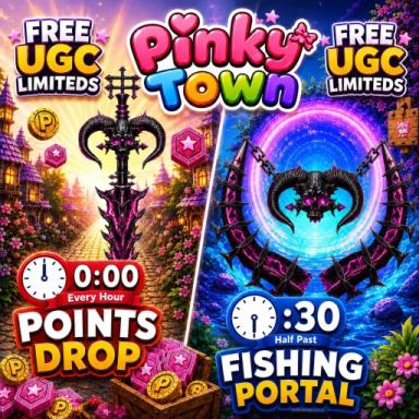 Thumbnail for 🎣 Pinky Town 🎣 UGC 🎁 Game