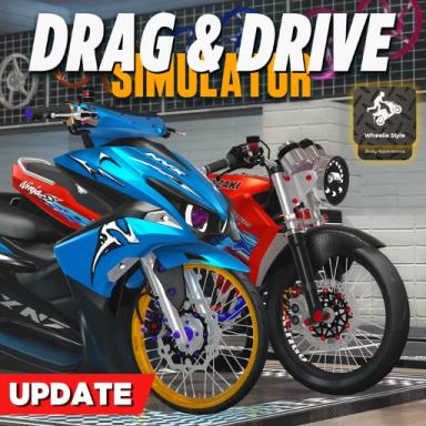 Thumbnail for (WHEELIE STYLE x BIG UPDATE) Drag Drive Simulator Game