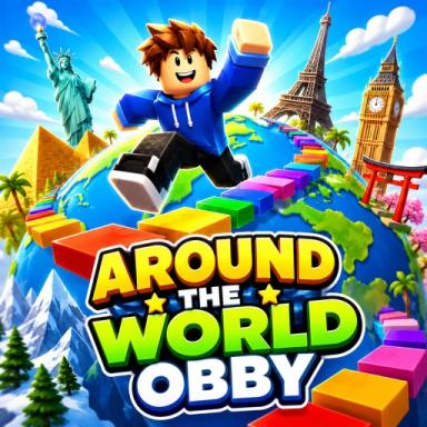 Thumbnail for Around the World Obby 🌎 60+ Levels  Game