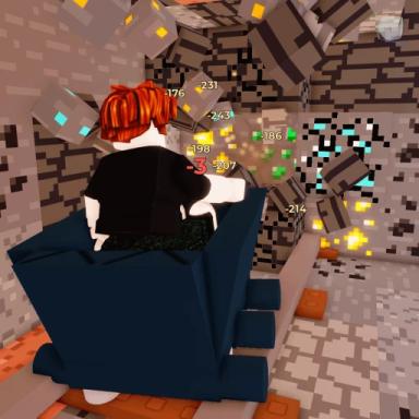 Thumbnail for [⛏️] +1 Speed Mine Cart Mining Game