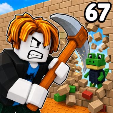 Thumbnail for Break Walls for Brainrots! Game