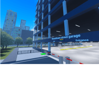 Round Town Street Parking & City icon