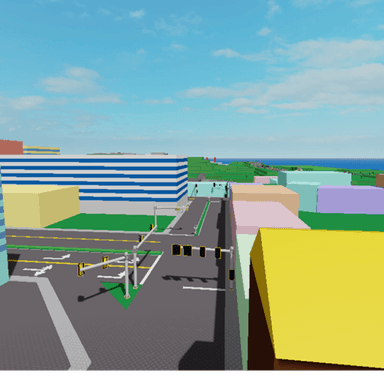 Thumbnail for roblox city with traffic lights [BIG UPDATE] Game