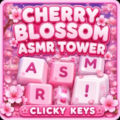 Thumbnail for 🌸 Cherry Blossom ASMR Keyboard Tower 🌸 Game