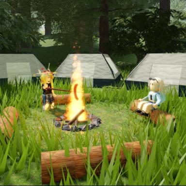 Realistic Camping Forest icon