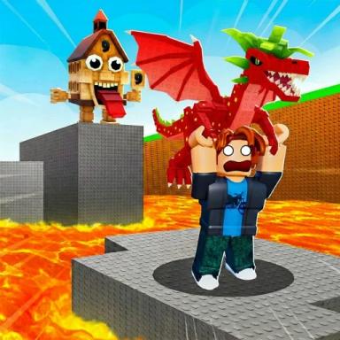 Thumbnail for Survive LAVA for Brainrots! Game