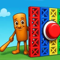 Obby but u need find the button icon