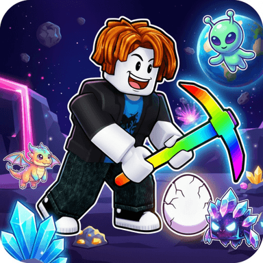 ⛏️+🧊+🪐 icon