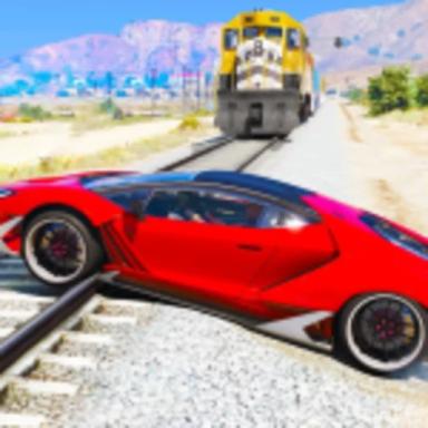 💥Train Hits Cars Ultra!🚗 [Winter] icon