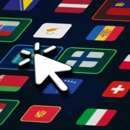 Click the Flag 🌍 icon