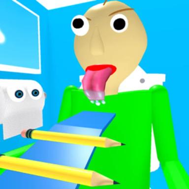 Thumbnail for Escape Baldi's Parkour Obby Game