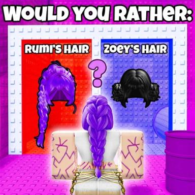 Would You Rather: Kpop Demon Hunters Tower 👚 icon