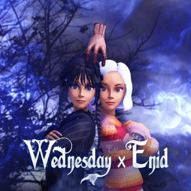 Wednesday x Enid icon