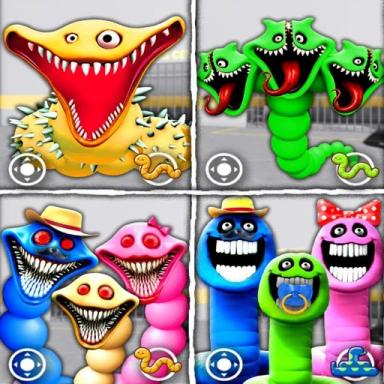 Thumbnail for Hungry Worms Morphs! Game