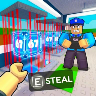 Thumbnail for Steal Lucky Blocks From Police ⚠️ Game