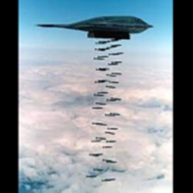Nukes, bombers , ships and artillery testing icon
