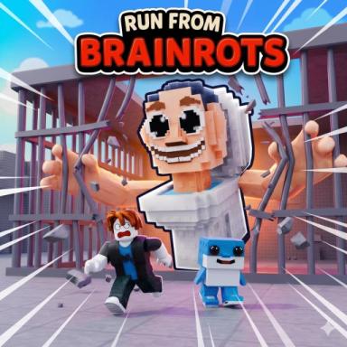 Thumbnail for [MORPHS] Run From Brainrots Obby!! Game