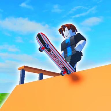 Thumbnail for Obby But You're On A Skateboard Game