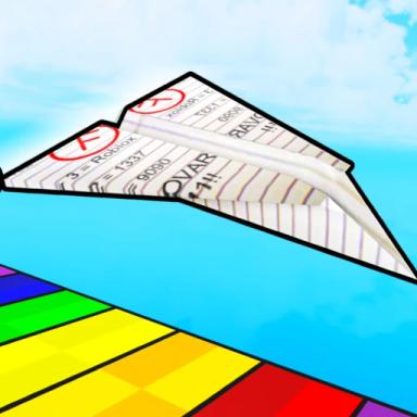 Thumbnail for Fly Biggest Paper Plane Obby Game