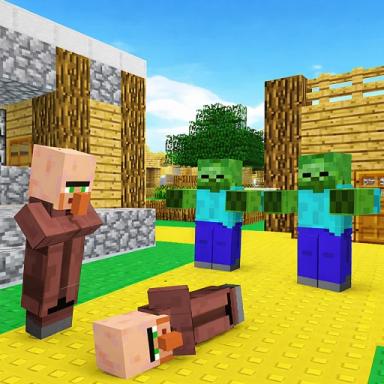 Thumbnail for Village vs Zombies Game