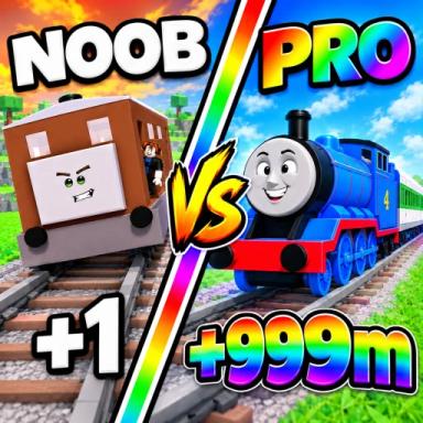 Thumbnail for ¡HUGE UPDATE! Blue Train Crash Physics Game