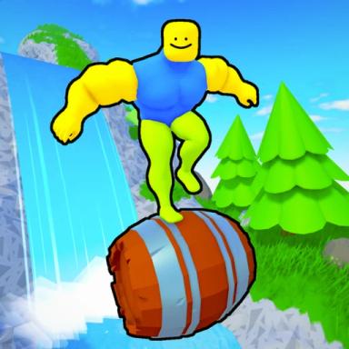 Ride a Barrel Down a Waterfall Obby icon