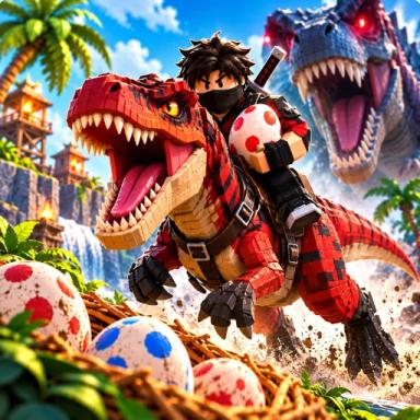 Thumbnail for Dino Egg Raiders 🦖🥚 Game
