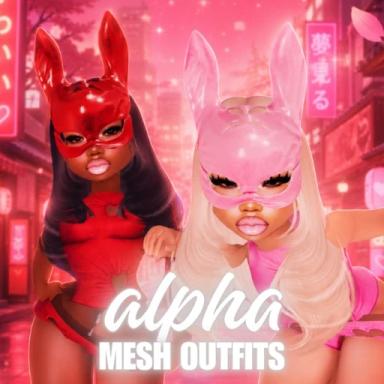 Thumbnail for [⛩️] ALPHA MESH OUTFITS Game