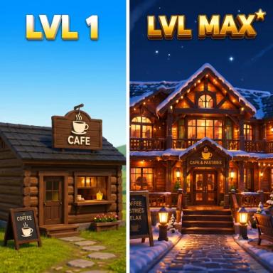 Thumbnail for ☕ Cozy Cafe Tycoon Game