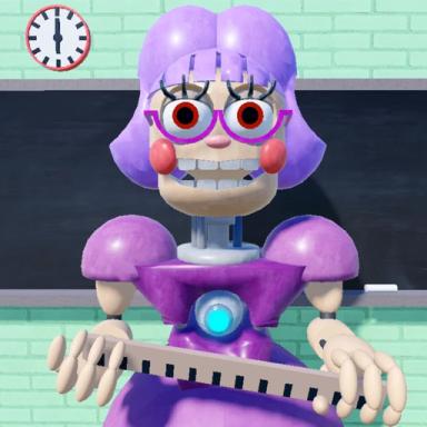 Thumbnail for Escape Miss Ani-Tron's Detention! (SCARY OBBY) Game