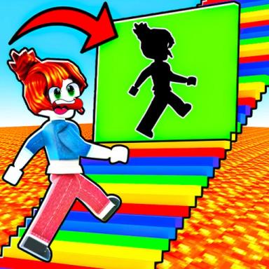 Thumbnail for Climb 1,000 Stairs Obby Game
