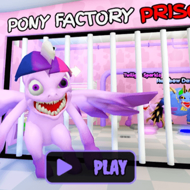 [NEW!] PONY FACTORY PRISON RUN! (OBBY) icon