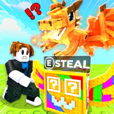 Thumbnail for Steal The Lucky Block From Brainrots Game