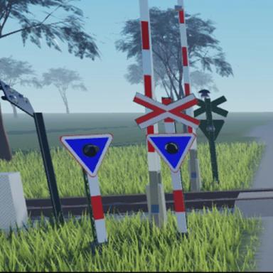 Danish Train RailRoad Crossing Test icon