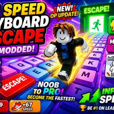 Thumbnail for +1 Speed Keyboard Escape | Modded ADMIN PANEL Game