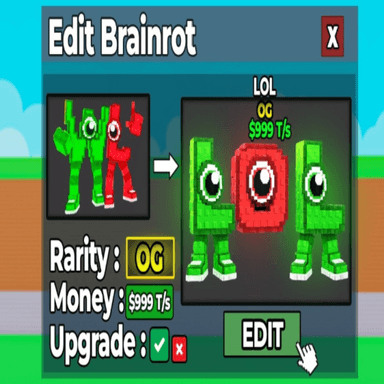 🔥OP FREE PANEL🌈 Steal A Brainrot: EDIT BRAINROTS icon