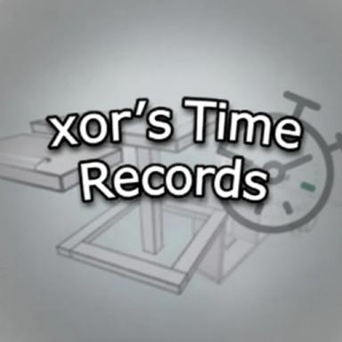 ⏰ xor's Time Records icon