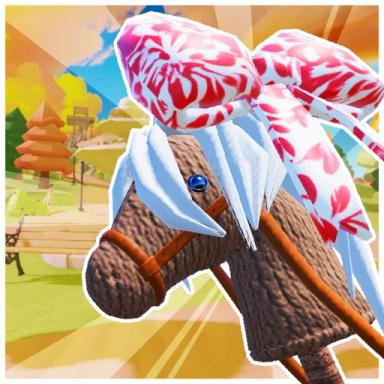 Stylish Hobby Horse icon