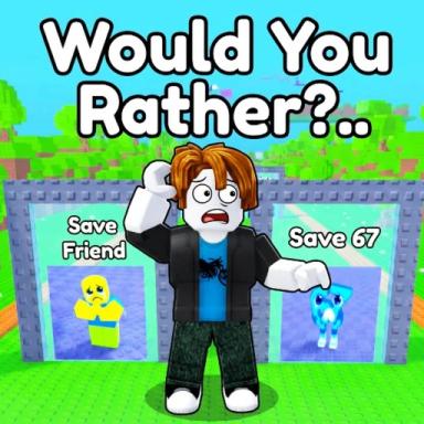 Thumbnail for Would you rather but it happens BRAINROT 😱 Game