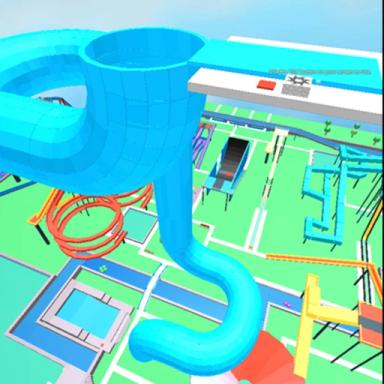 Thumbnail for LONGESTER WATERSLIDE ON ROBLOX! Game