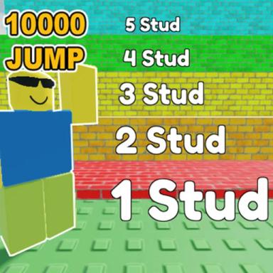 Thumbnail for Roblox But Every Second You Get +1 Jump Power Game