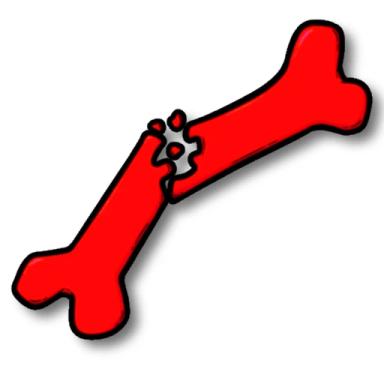 Break bones for money icon