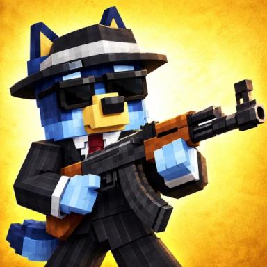 Thumbnail for 🎃 Block City Wars Bluey: Cops and Robbers ALPHA Game