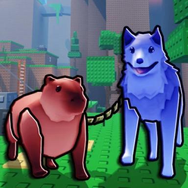 Thumbnail for Leashed! [2 Player Obby] Game