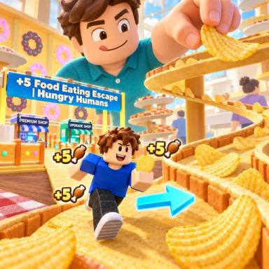 Thumbnail for +1 Food 🍔 | Eat, Run, FLY! 🐉 [DRAGON UPDATE] Game