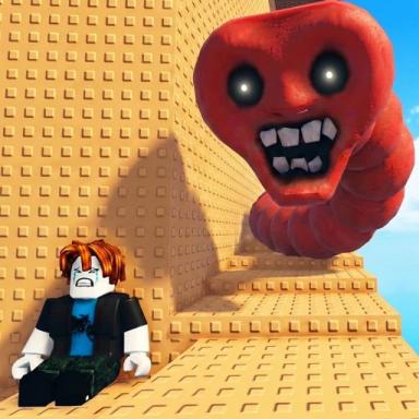 Thumbnail for ☠️ Horror Worm Tower Climb Up Game